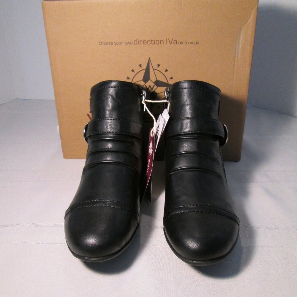 Wanderlust Mandy Black Bootie Waterproof Sz 9N